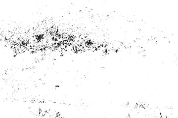 Abstract grunge black and white distressed texture overlay effect vector design element
