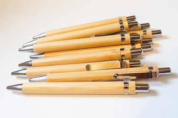 Birome pen bamboo