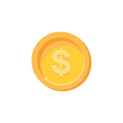 A gleaming golden dollar sign icon, a powerful symbol of wealth and financial investment, embodies the essence of currency and business