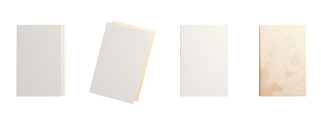 A set of four different types of plywood