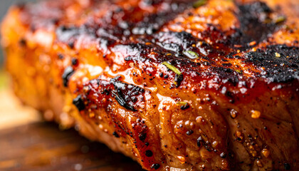 Traditional cuisine grilled meat with local spices creates savory and juicy dining experience food meat grill bar-b-q skewer