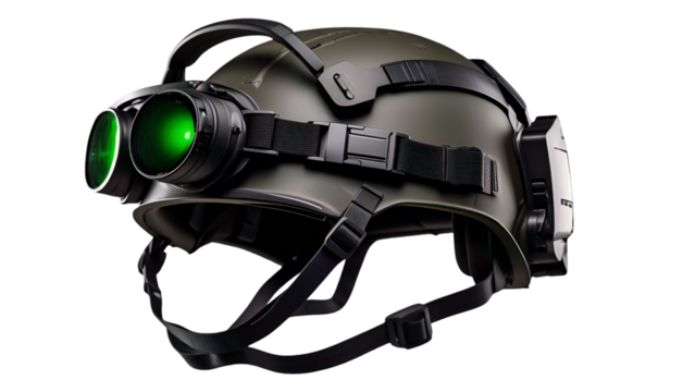 Modern Army Soldier in Combat Gear Isolated