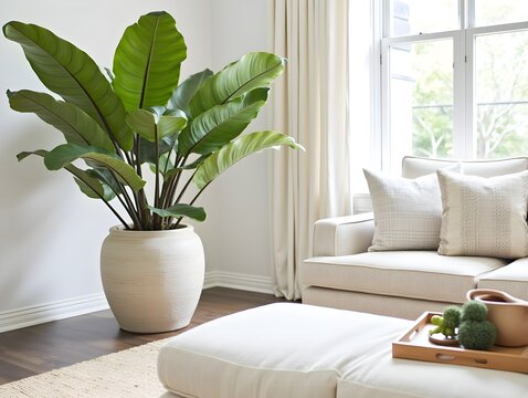 Elegant Schefflera in Bright Space