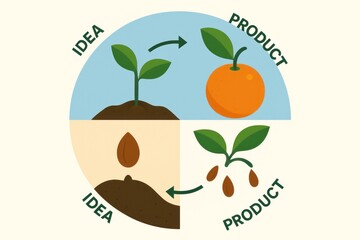 vector illustration of an apple
