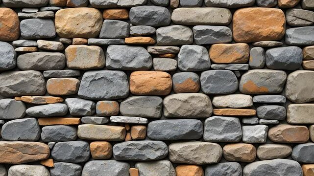Stone wall texture background seamless pattern for modern interior and exterior design ideas