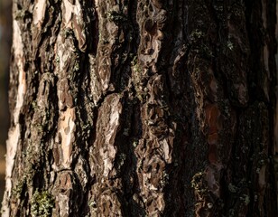 Obraz premium Exploring detailed tree bark textures forest nature photography close-up natural environment organic patterns