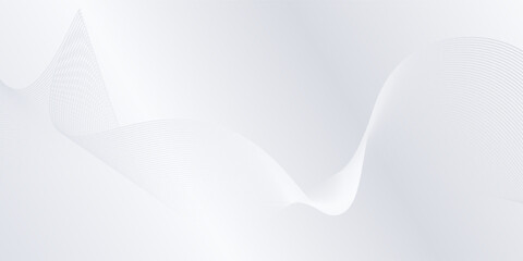 Modern background with flowing lines. Digital future technology abstract