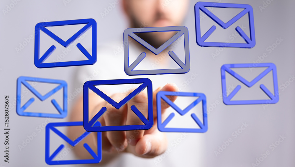 Fototapete Efficiently handle your inbox.  Tips and tricks for email organization and management.