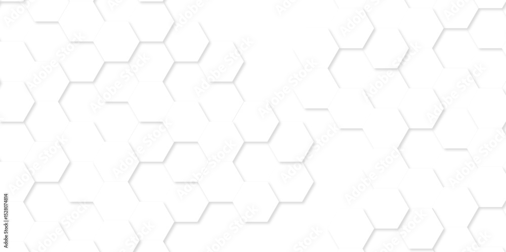 Poster hexagon background technology texture. abstract hexagonal mesh cell surface polygon pattern with glo