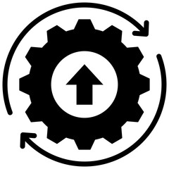 Optimization Glyph Icon