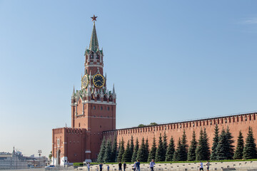 Red Square in the Russian capital, Moscow in summer