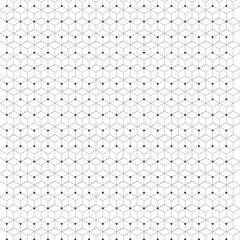 Black and white hexagon pattern, seamless background. Modern vector illustration for background and wallpaper. Abstract texture design, repeating tile
