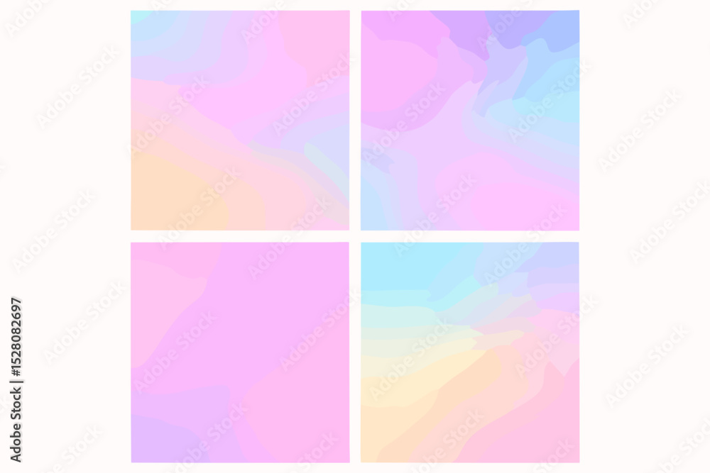 Poster soft pastel abstract gradient background for presentation and creative design