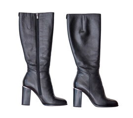 Black women's boots.