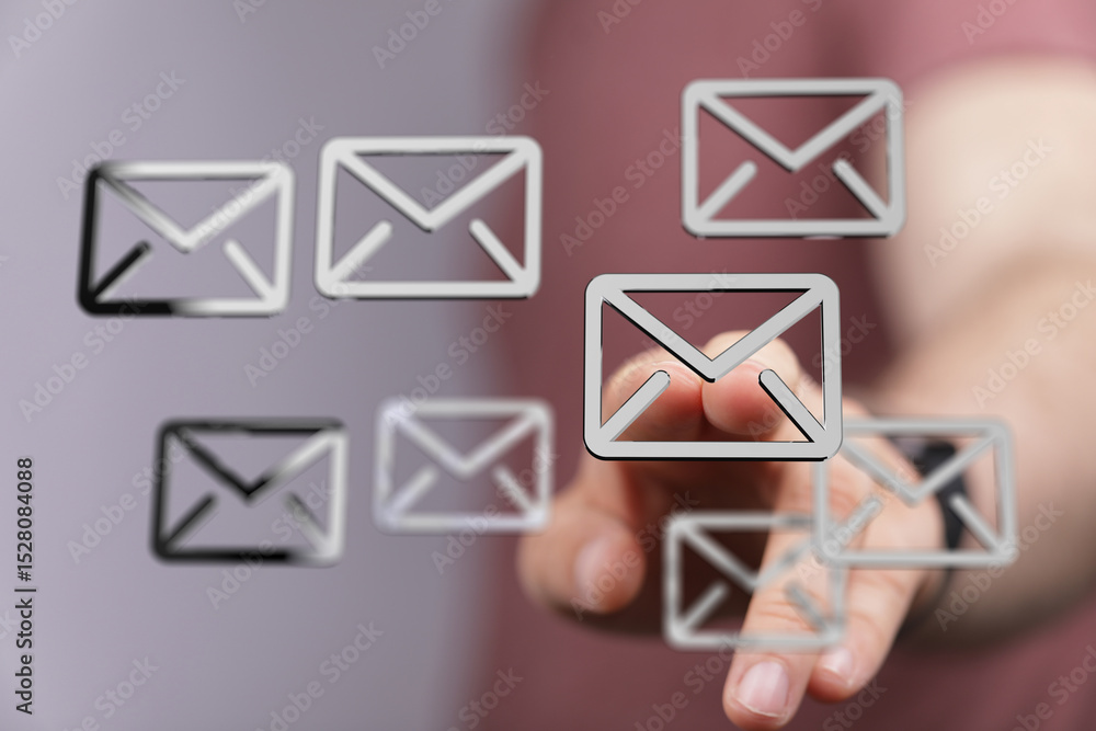 Poster Efficient email management.  Easily access and organize your inbox.