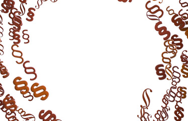 3d Symbol of Law and Justice - Paragraph / section sign - 3D Rendering