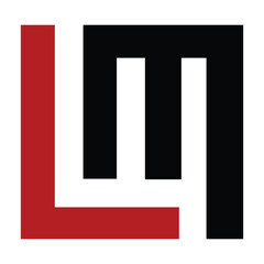 LM letter logo icon