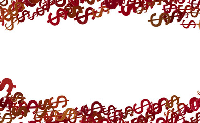 US Dollar sign symbols 3d close up