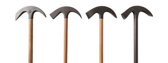 A set of four different types of axes