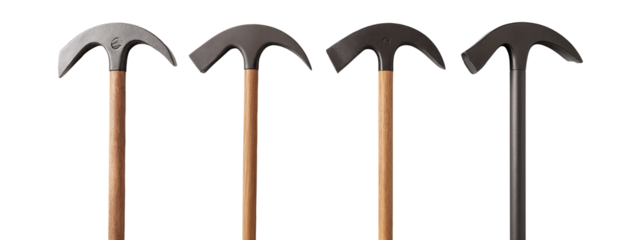 A set of four different types of axes