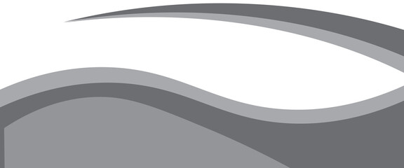 Vector gray line background curve element with white space for text and message design.vector illustration.modern.