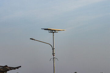 East sumba, Indonesia &ndash; 06. 07. 2025 &ndash; Most of the solar-powered lights installed in this field are damaged, with their batteries stolen