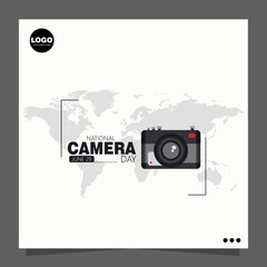 Obraz premium National Camera Day, celebrated on June 29th, honors the invention of the camera and its role in capturing memories.