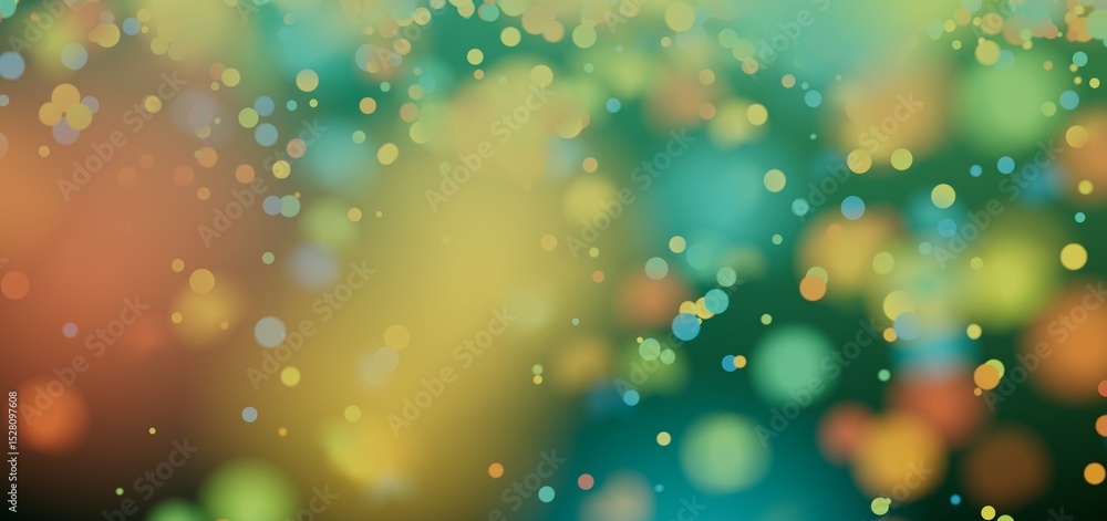 Poster beautiful abstract bokeh background with vibrant colors. perfect for website banners, presentations,