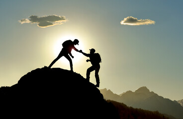 The heroic adventures and achievements of two brave men