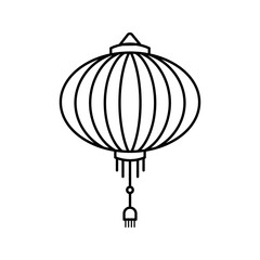 Lantern icon on white background