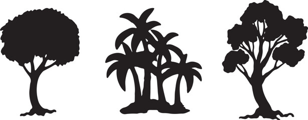 Beautiful Tree Silhouettes