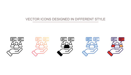 Mentoship icon design with white background stock illustration