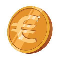 golden euro coin