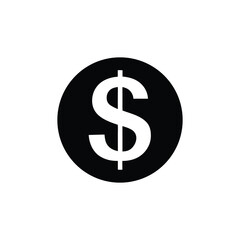 dollar symbol on a white background