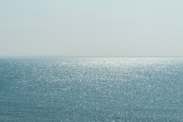 calm shiny sea on a sunny day