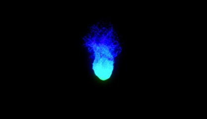 plasma core: plasma smoke [particle fluid dynamics] still