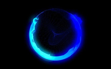 arcane orb prime: glitch sequence [particle simulation loop] still ii