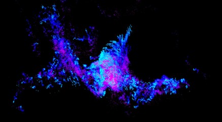 particle loop: pattern disruption [fractal stripe source] still i