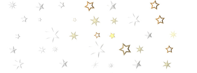 Starlit Christmas Plummet: Spectacular 3D Illustration Showcasing Descending Holiday Star Clusters