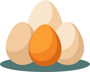 easter eggs vector