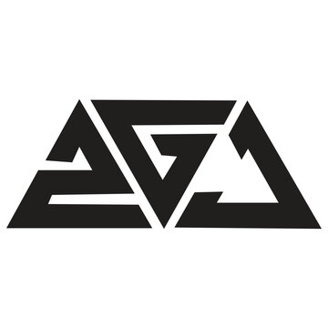 Simple Elegant and Luxurious Logo ZGJ