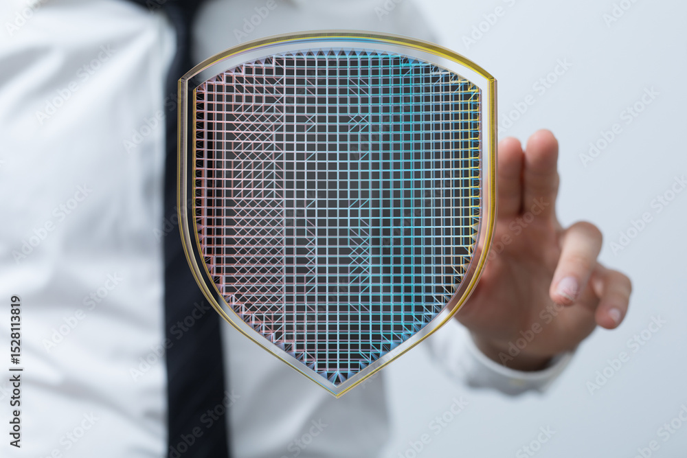 Poster Secure your data with advanced cybersecurity solutions.  Protect your business from threats.