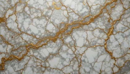 Golden veins and a sophisticated white marble texture