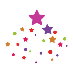 Star icon Template vector illustration design
