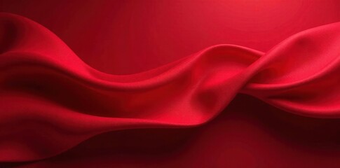 Fototapeta premium Deep red cloth, fluid motion, artistic backdrop, rich, gradient, decor
