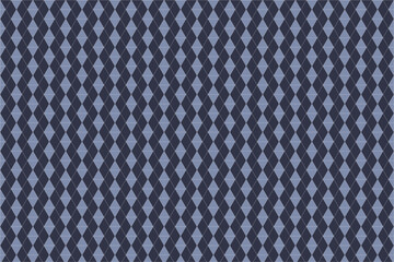 Seamless Argyle Pattern in Blue Hues: A Classic Geometric Texture for Digital Backgrounds, Knitwear Designs, and Timeless Fashion or Fabric Prints.