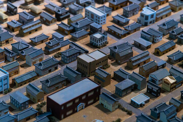 miniature of the old city in the museum