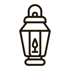 street lantern vector