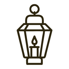 lantern in the basket