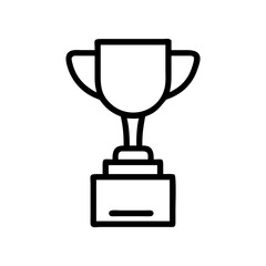 gold trophy cup isolated